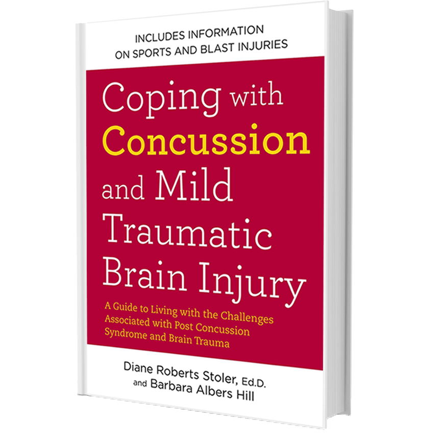 The cover of Dr. Diane's book Coping with Concussion and Mild Traumatic Brain Injury.