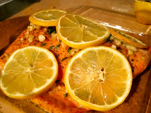 weekly recipe garlic salmon