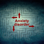 Anxiety graphic showing a maze