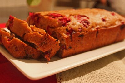 Chia Cranberry Walnut Bread