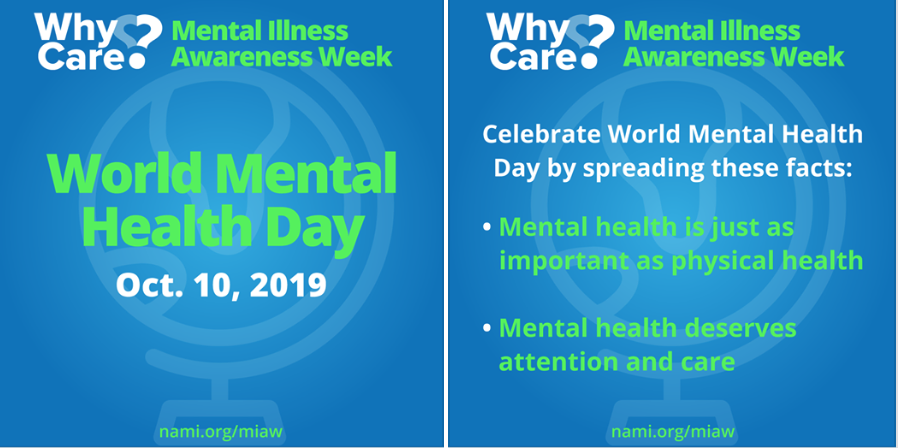 Mental Health Awareness Day is October 10
